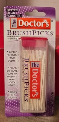 The Doctor's BrushPicks, cepillos interdentales y selección dental 2 en 1, eliminación de placa Foto 1 de 4