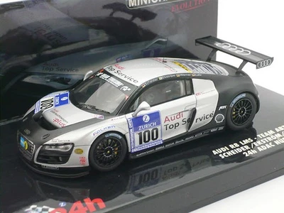 Minichamps 437091900 1/43 Audi R8 Lms Équipe Abt #100 24h Nurburgring 2009 - Photo 1/4