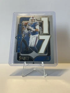 2024 Josh Allen Panini Select Numbers 17 NFL #10 Buffalo Bills - Picture 1 of 2