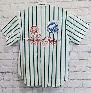Joy of Surfing Shirt Ocean Pacific Op 1987 Vintage L/XL Cotton USA Hawaiian 80's - Picture 1 of 7