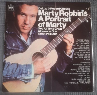 Marty Robbins A Portrait Of Marty Double LP (CBS 66211) EX - Image 1 of 4