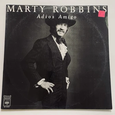Marty Robbins Adios Amigo Vinyl Record 12” 33 RPM SBP 234952 CBS Records 1977 - Image 1 of 4