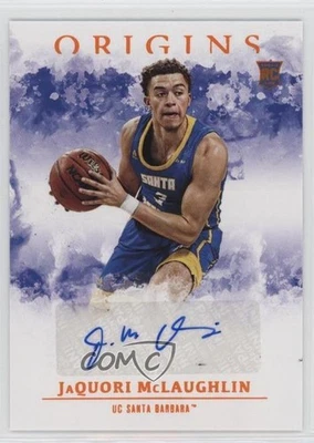 2021 Panini Chronicles Draft Picks Origins Rookie Orange JaQuori McLaughlin Auto - Image 1 of 2