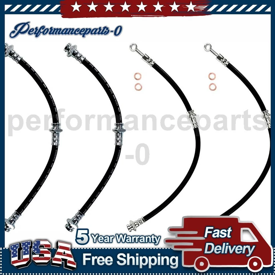 Manguera hidráulica de freno trasero delantero Sunsong para Geo Metro 1989-1994 Foto 1 de 4