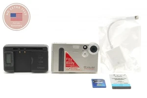 [Exc+5 w/SD card] CASIO EXILIM EX-M1 Silver Compact Digital Camera From JAPAN - Picture 1 of 14