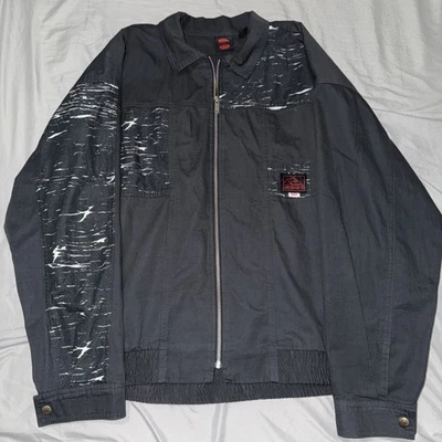 Chaqueta invertida Quicksilver X Stranger Things talla grande ropa de trabajo estilo cremallera Foto 1 de 4