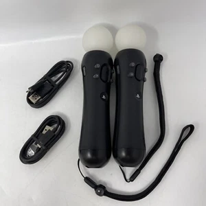 Lot Of 2 Sony PlayStation 3 4 Move Motion Controller - CECH-ZCM2U PS3 PS4 VR - Picture 1 of 8