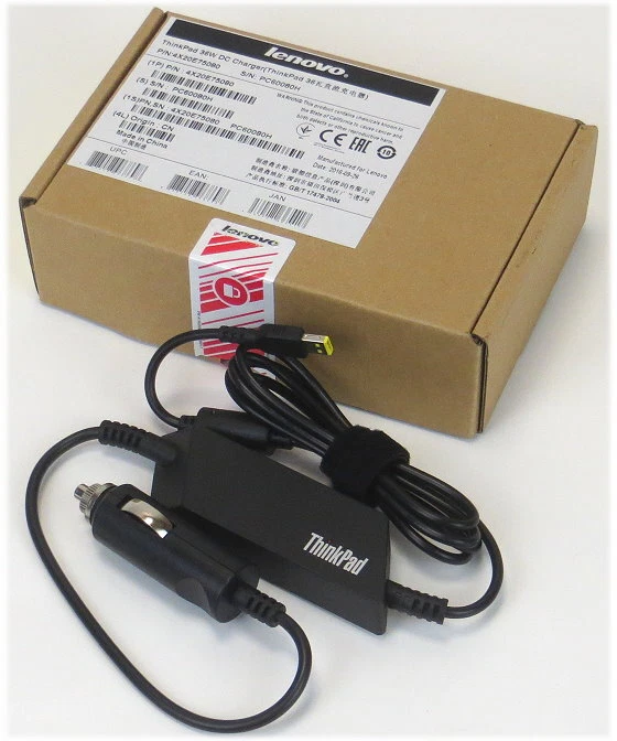 Lenovo 36W DC Charger NEU KFZ Netzteil Ladegerät mini Stecker - Bild 1 von 1