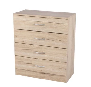Urban Living Kommode Schrank 4 Schubladen PRATIK Anrichte Sideboard Holzdekor - Bild 1 von 2