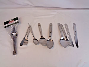 Stainless Steel Campling Utensils Cutlery (3 Sets) - one NEW Coleman - Picture 1 of 5