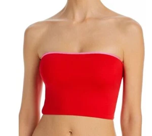 Tankini recortado con cordones Aqua Swim traje de baño talla grande precio de venta sugerido por el fabricante $68 - Imagen 1 de 1