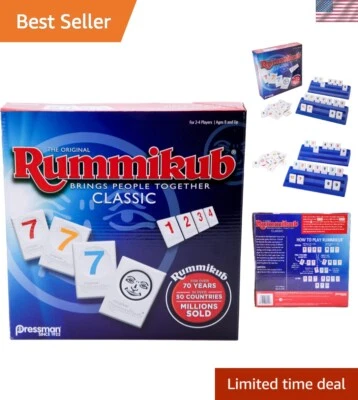 Rummikub Original Rummy Tile Game - Exciting Strategy for 2-4 Players, Ages 8+ - Image 1 of 4
