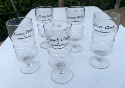 5  Verres bière Champigneulles Grande Blonde , 25 cl - Photo 1/4
