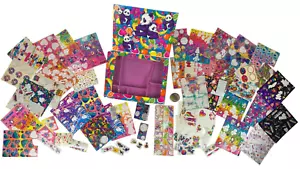 Large Lot Of Vintage Lisa Frank Stickers + Sticker Box 90s 1990s - Picture 1 of 18