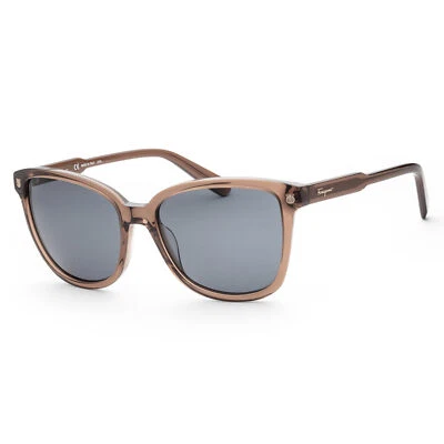 Gafas de sol Ferragamo unisex 56 mm marrón SF815S-210 Foto 1 de 2