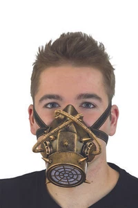 Costume Accessory - Steampunk Style Gas Mask w/ Elastic Band - Picture 1 of 1