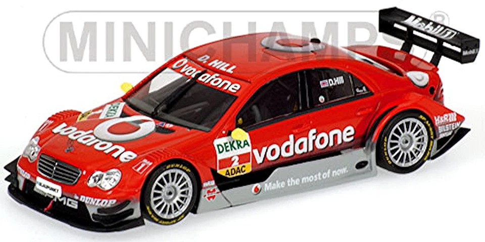 Mercedes Clase C DTM 2006 Marcas Hatch Test D. Hill #2 Vodafone 1:43 Minichamps Foto 1 de 1