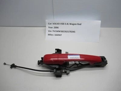Manija de puerta exterior del conductor delantero izquierdo Volvo V50 2005-2007 roja 30663866 OEM Foto 1 de 4