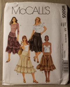 McCall's M5005 Sewing Pattern Misses Skirts Sz 6 8 10 12 - Picture 1 of 2