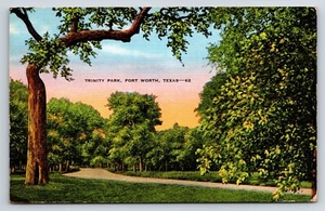 Postcard Trinity Park, Fort Worth, Texas  - Picture 1 of 2