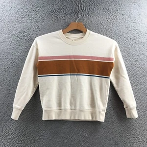 Camiseta Madewell Mujer XS Beige Dolman Manga Larga Cuello Redondo Informal Pullover - Imagen 1 de 12