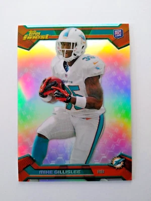 2013 Topps Finest Refractor Mike Gillislee #142 Rookie RC - Image 1 of 2