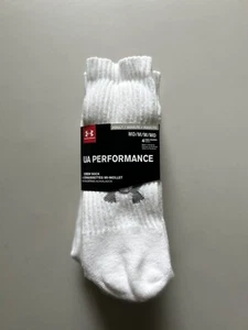 New 4 PAIRS UNDER ARMOUR UA Performance Adult Crew Socks COTTON BLEND - Picture 1 of 6