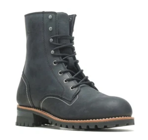Harley Davidson Men's Bentler 7.5 Inch Black Motorcycle Boots D96268 - Picture 1 of 4