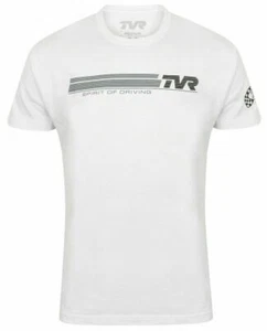 Tvr T-Shirt Barrette Logo Uomo Merchandising Ufficiale Inglese Auto Fan - Picture 1 of 5