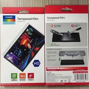 Nintendo Switch 2 Screen Protector – 2-Pack Tempered Glass Film (Ultra Clear, An - Afbeelding 1 van 13