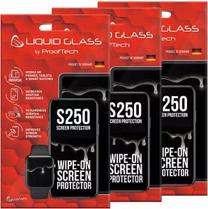 3 Pack Liquid Glass Screen Protector with $250 Screen Protection Guarantee - Picture 1 of 6