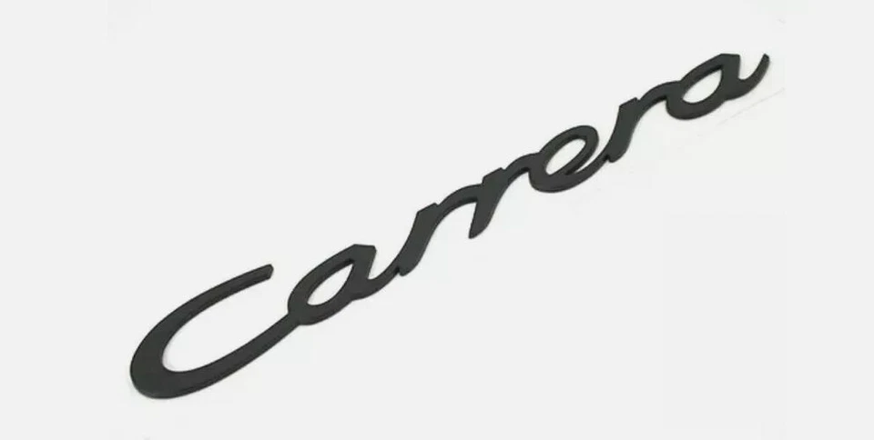 Genuine Porsche 911 964 "CARRERA" Emblem Insignia Logo Script Rally Black Foto 1 de 1