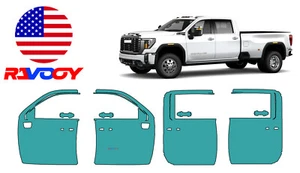 For GMC Sierra 2500 3500 2024-2025 Doors Paint Protection Film PreCut Kit PPF - Picture 1 of 7