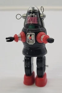 *C2) Osaka Toy Institute Tin Age Collezione Diecast Robby il Robot 3" - Foto 1 di 12
