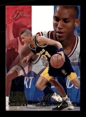 Reggie Miller 1994 Flair USA #62 Team USA NBA Olympics Basketball - Image 1 of 2
