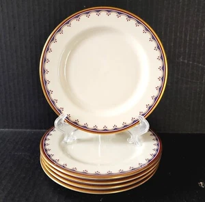 5 LENOX Ambassador Collection "WEYMOUTH ESTATES" Bread Plates, 6.25" ~ Gold Trim - Picture 1 of 5