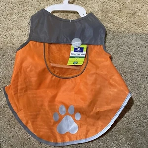 Top Paw - Reflective Dog Vest - Large - Orange - Picture 1 of 2