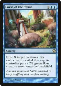RUSSIAN Curse of the Swine Theros Light Play MTG Magic DNA GAMES - Picture 1 of 1