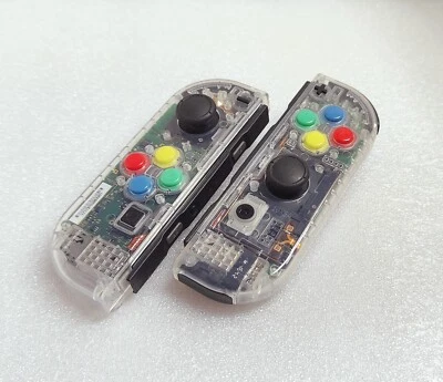 Nintendo Switch Custom Joycons Clear Joy-Con Controller JOYCON Japanese - Image 1 of 4