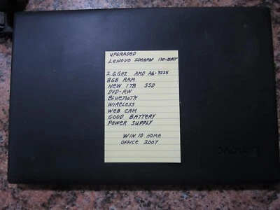 Lenovo IdeaPad 130-15AST 15.6" 1TB SSD 8GB RAM 2.6 GHZ WIN 10 HOME Foto 1 de 4