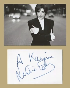 Liane Foly - Authentique carte dédicacée + Photo - 90s - Foto 1 di 3