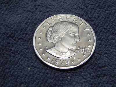 Dólar S Susan B. Anthony 1979 raro camafeo prueba como nuevo error lleno S o mancha S Foto 1 de 4