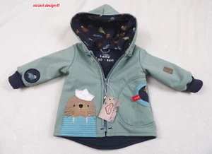 niciart design ♥ SOFTSHELL JACKE ♥SOFTSHELJACKE♥WETTERJACKE♥ altmint WALROSS - Bild 1 von 14