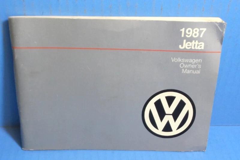 Volkswagen Jetta 87 1987 manual del propietario Foto 1 de 1