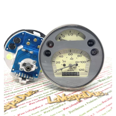 LVDUE - LAVESPADUE Contachilometri LVDUE VESPA PX PE MY MILLENNIUM 125 150 200 120 km/h 80 mph cont