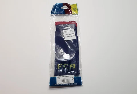 FC Barcelona Medias futbol socks Color Turquoise/Aqua Sz T1 Made in Spain-Espana Cover