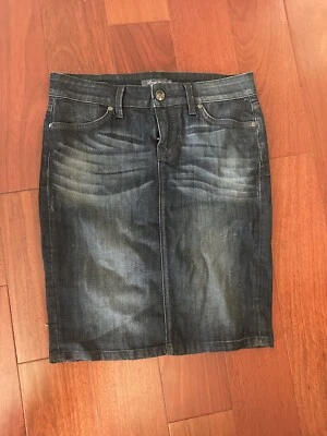 Falda lápiz vaquera azul marino Level 99 para mujer talla 27 hasta la rodilla Foto 1 de 3