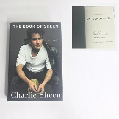Signed Charlie Sheen - The Book Of Sheen Autographed Hardcover 1st Edition Book - Image 1 of 4