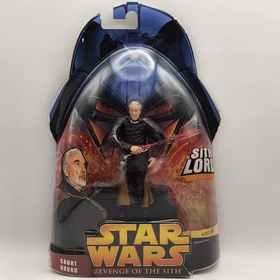 Star Wars Revenge of the Sith Count Dooku Action Figure Sith Lord 2005 Hasbro - image 1 of 4