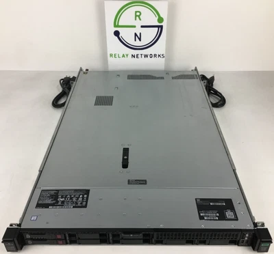 HP DL360 G10 8-SFF SERVER 1X XEON SILVER 4112 2.60GHz 8GB 2X 240GB - Image 1 of 4